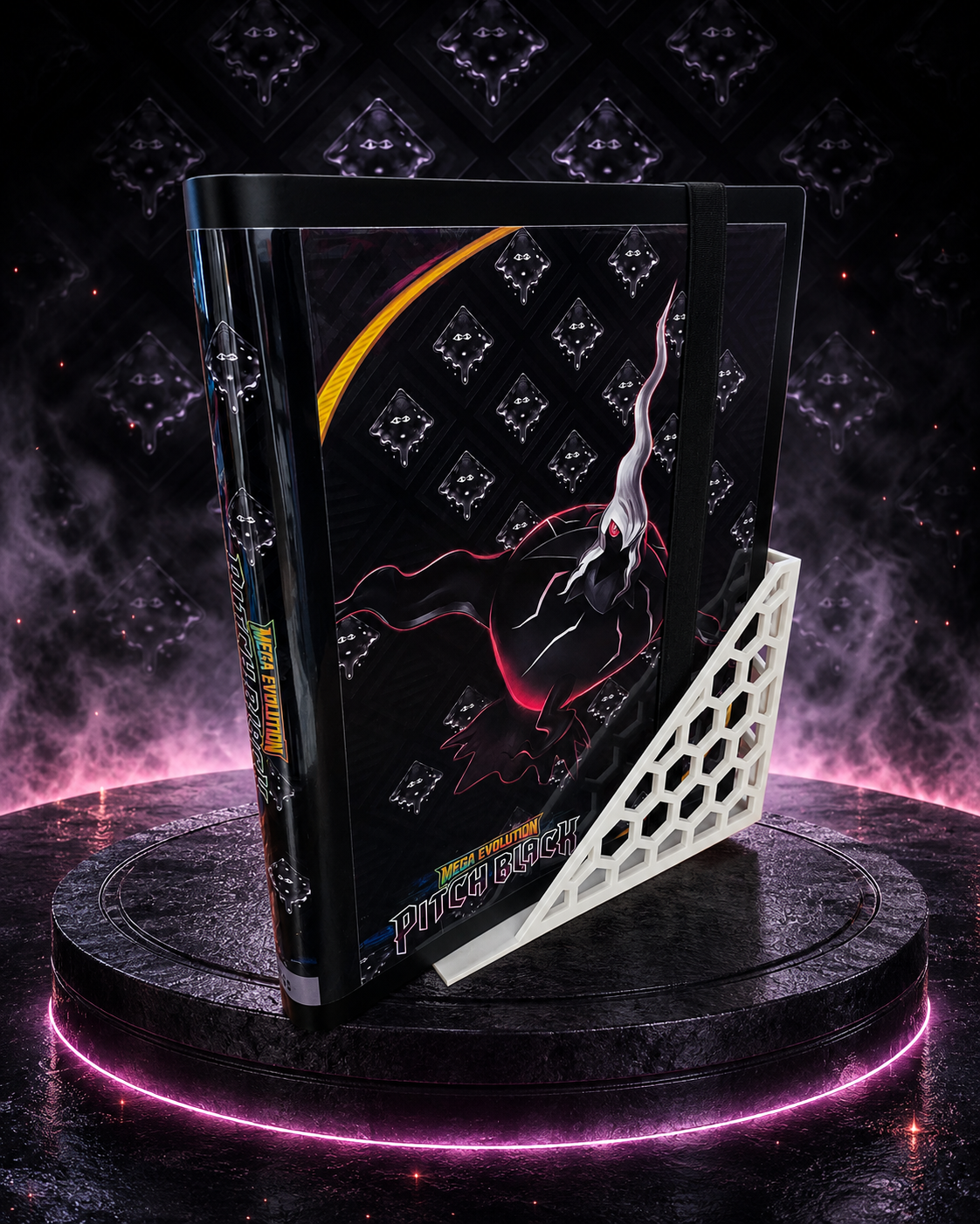 Pokémon Pitch Black Master Set Binder (ME05) – 540 Pocket Side-Loading Fan Art Binder